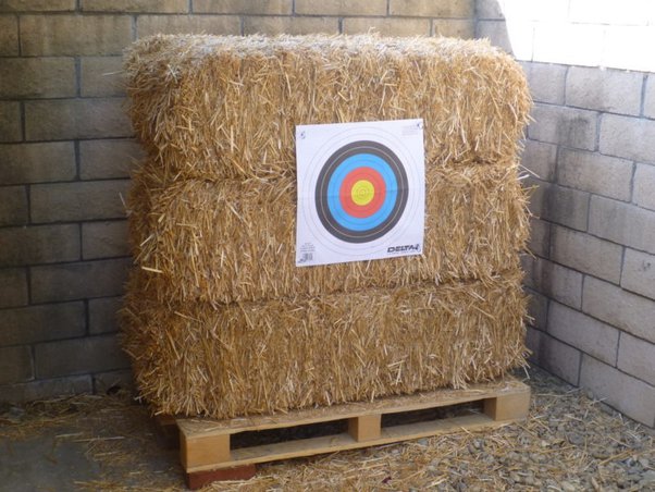 Hay Bale Archery Target